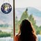 Summer Tree Life Acrylic Window Hanging Nature Round Sun Catcher Round Sun Catcher Home Decor Forest Stained Sun Catcher Window Decor Wall Art for Home Office Decoration (Style B)